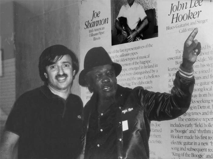 Jeffrey Graubart and John Lee Hooker